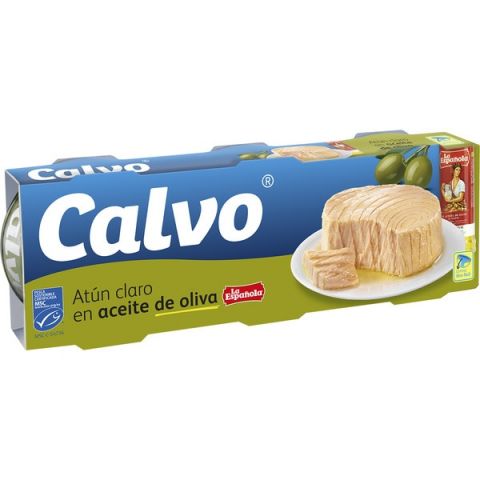 ATUN CALVO ACEITE OLIVA P-4 (3+1) C21UD