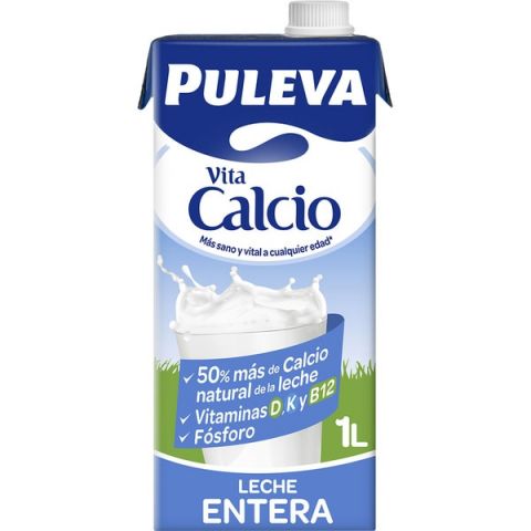 LECHE PULEVA CALCIO 1L