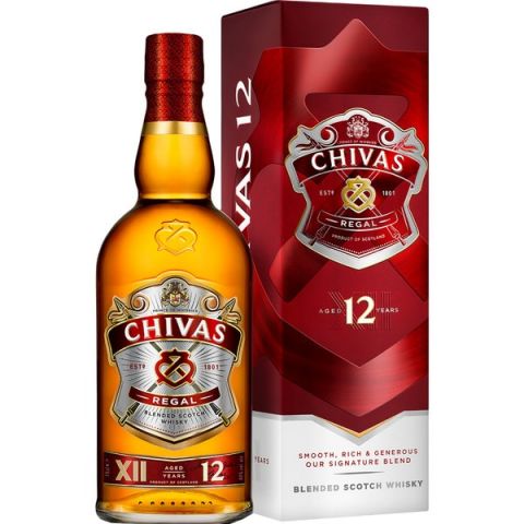 WHISKY PREMIUM CHIVAS 12 AÑOS 70CL