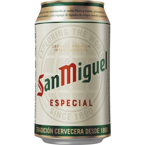 CERVEZA SAN MIGUEL LATA 33CL