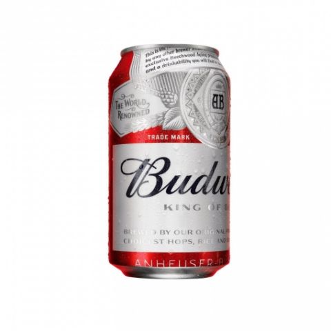 CERVEZA BUDWEISER LATA