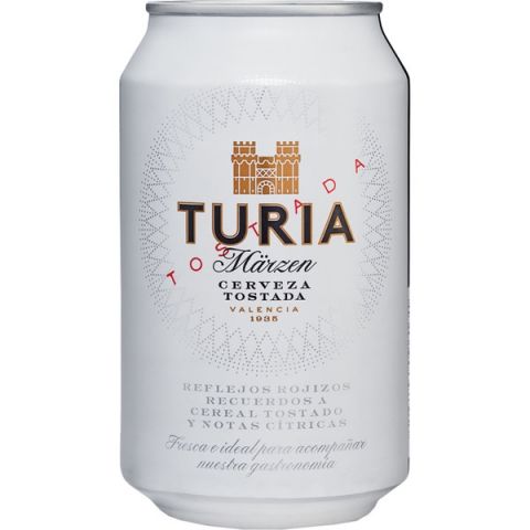 CERVEZA TURIA LATA