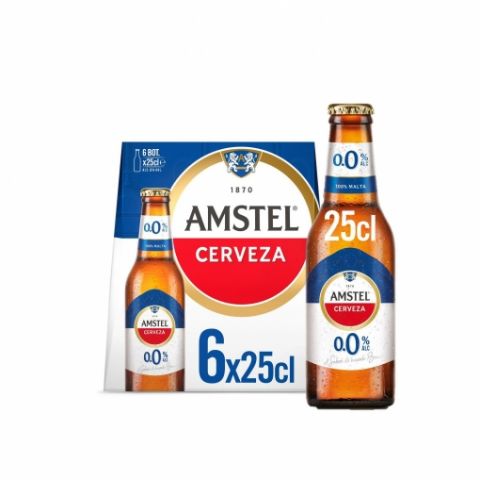 CERVEZA AMSTEL 0,0 P-6UD