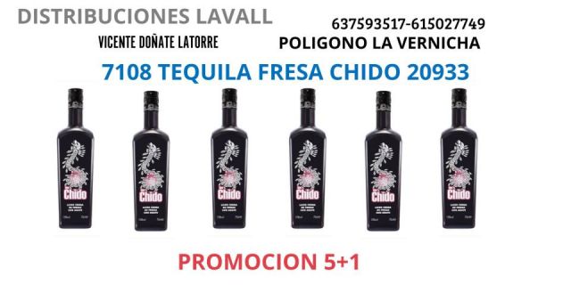 PROMOCION TEQUILA CHIDO 5+1