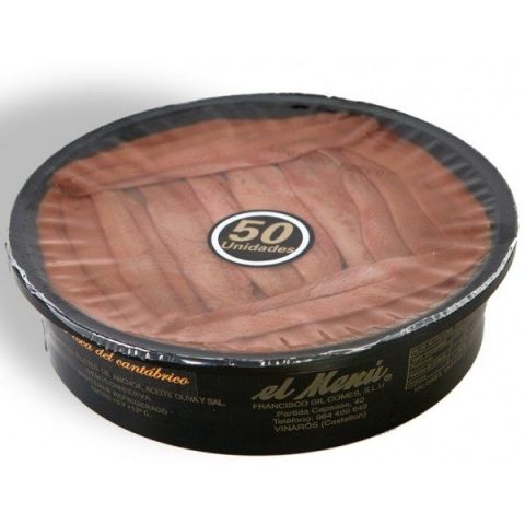 ANCHOA TARRINA 550GR (50UD) SERIE ORO